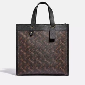 COACH Field Tote In Horse And Carriage Print